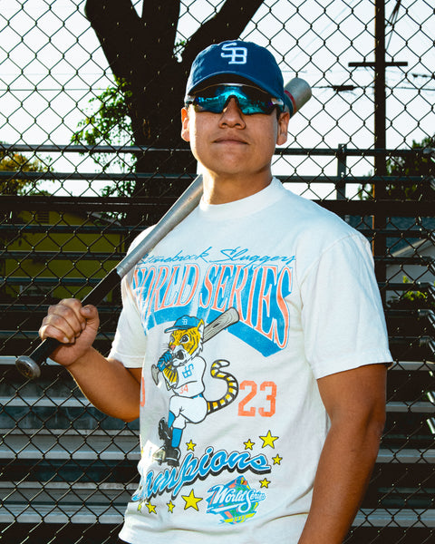 SLUGGERS CREAM TEE